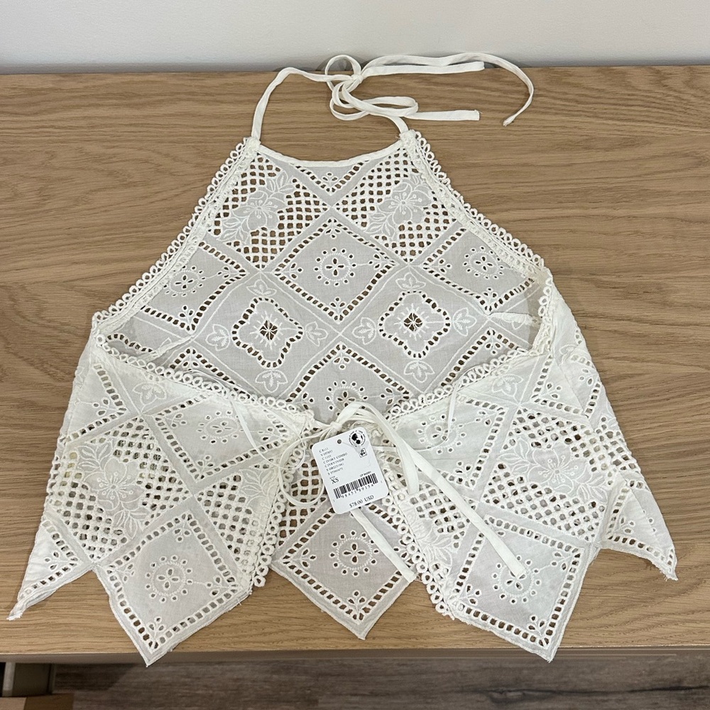 NWT hankie halter top. XS - Picture 6 of 12